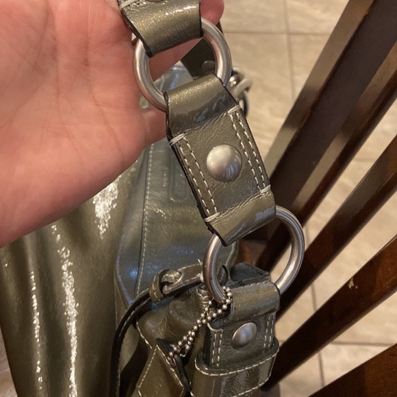 Coach Zoe Patent Leather Hobo Bag - Picture 7 of 7